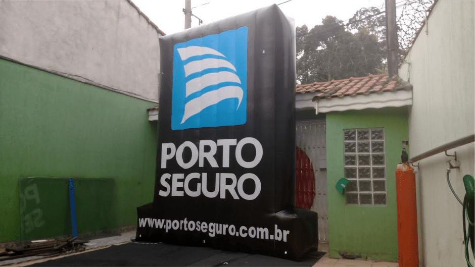 Logomarca Inflável Porto Seguro Seguros