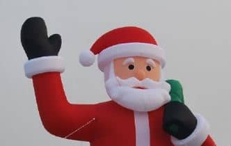 Papai Noel Inflável em Goiânia Goiás