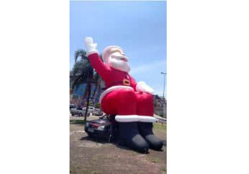 Papai Noel Inflável Rio de Janeiro