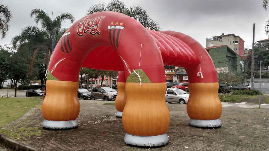 tenda inflave elacy personalizada